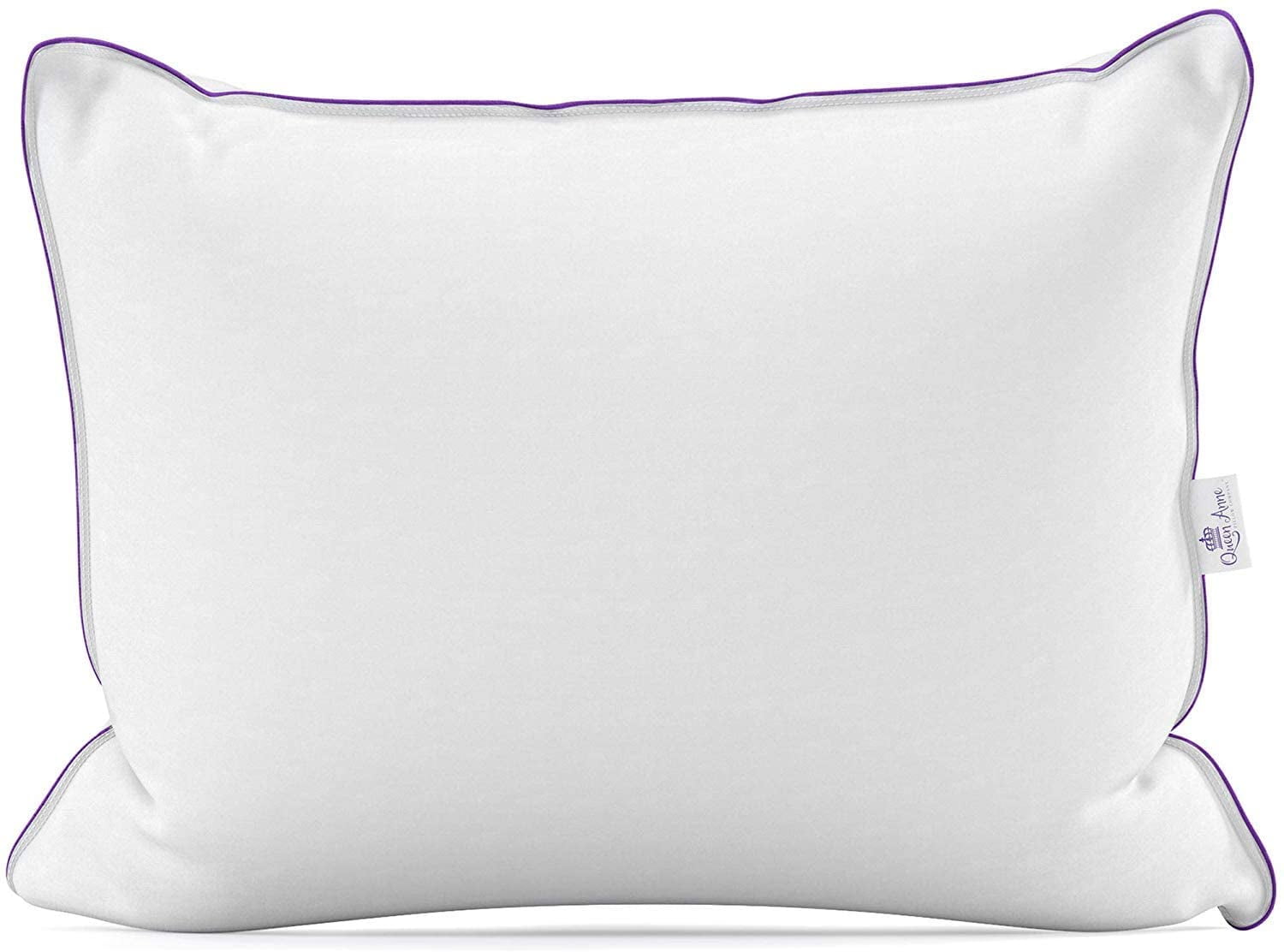 King Size White Cotton Down and Feather Bed Pillow