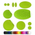 thumbnail image 1 of Repair Patches for Jackets, Tent, Shoe, Air Mattress, PVC Gear - Waterproof, Self-Adhesive, Tear-Cold-Heat-Resistant, Down Puffer Coat (11 Pieces, Green), 1 of 10