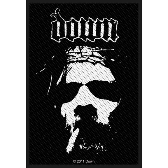Down Men's Logo/Face Woven Patch Black