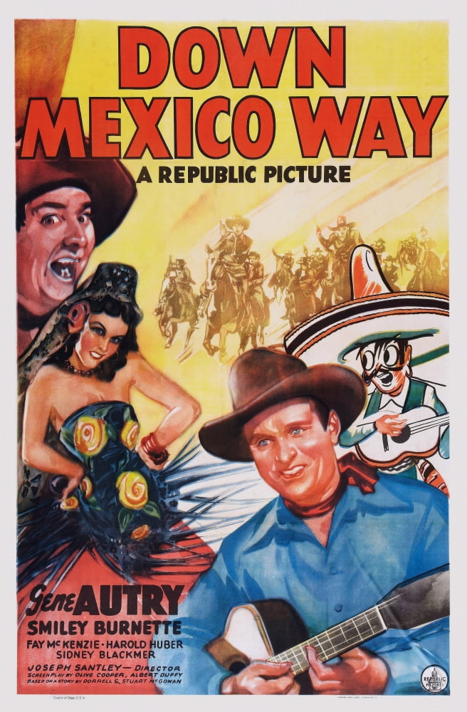 Down Mexico Way U Canvas Art - (11 x 17)