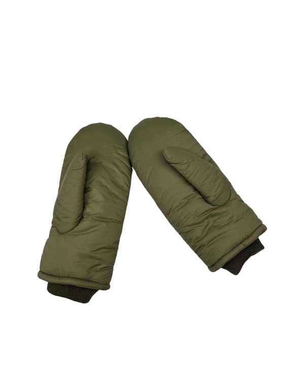 Down Mittens Winter Gloves Thermal Insulation Thickened Cotton for Outdoor Activities Men Women