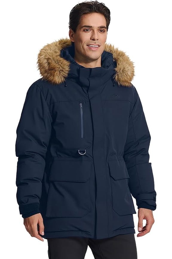Down Parka Men Pioneer Camp 650 Fill Water Repellent Hood