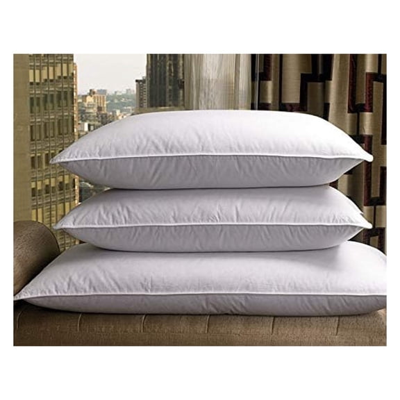 & Down Pillow - Medium Support and Down Pillow - Queen (20" x 30")
