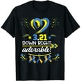 thumbnail image 1 of Down Right Adorable Down Syndrome Awareness T-Shirt, 1 of 4