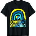thumbnail image 1 of Down Right Amazing Shirt Down Syndrome Shirts Awareness T-Shirt, 1 of 4