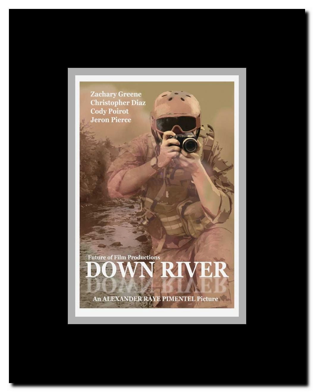 Down River Framed Movie Poster