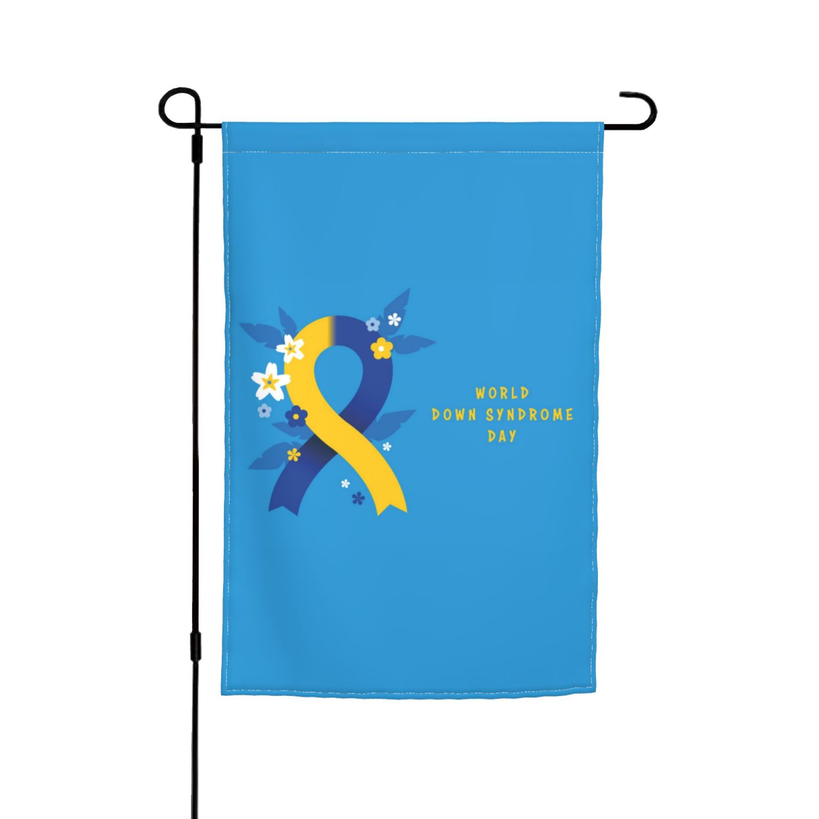 Down Syndrome Awareness Day Garden Flag Polyester Flags 12 x 18 Inches