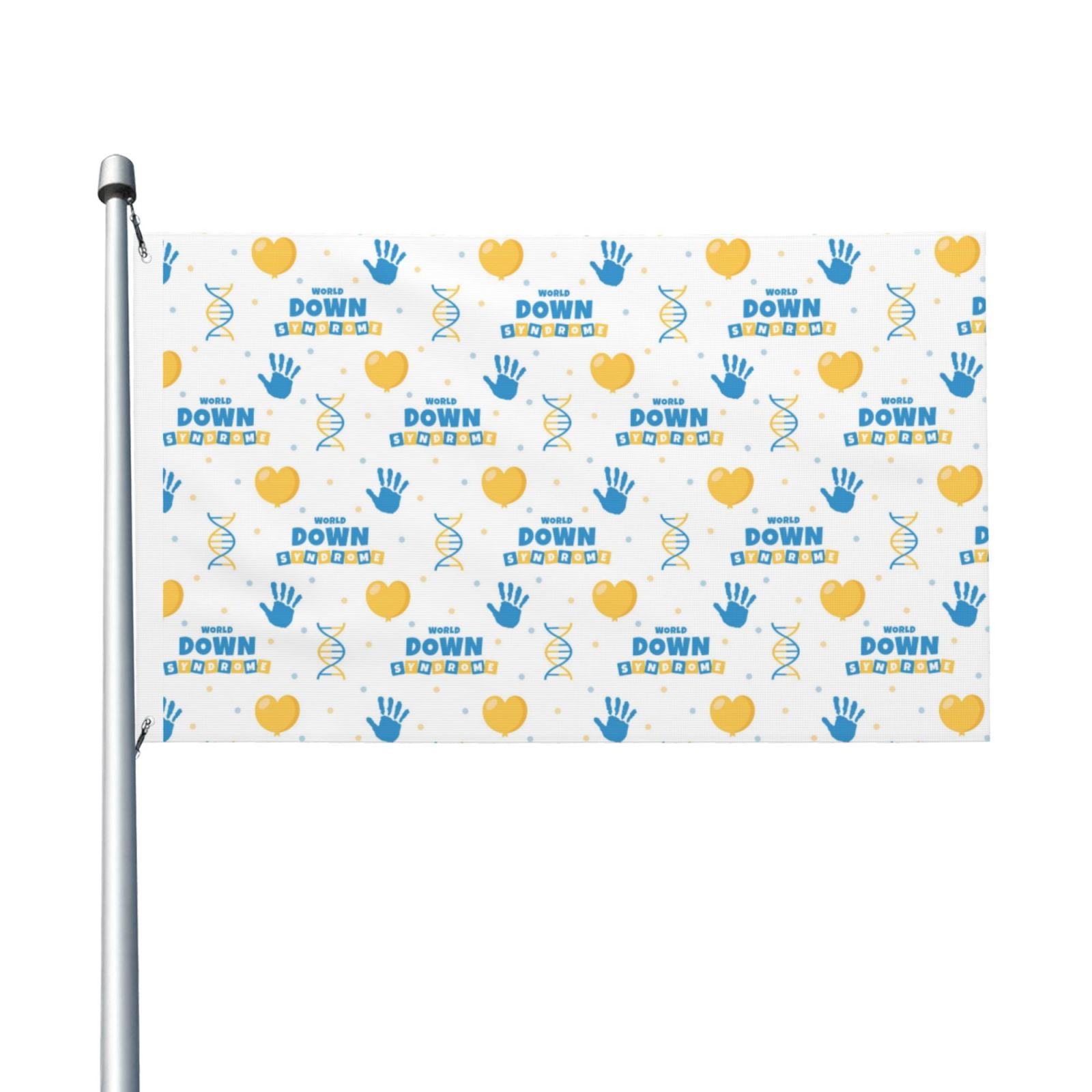 Down Syndrome Awareness Day Garden Flags 3 x 5 Foot Polyester Flag