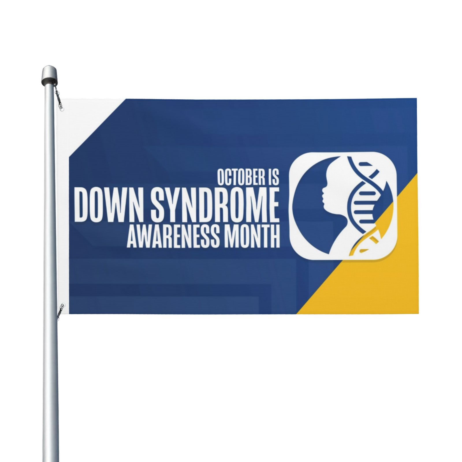 Down Syndrome Awareness Month Garden Flags 3 x 5 Foot Polyester Flag