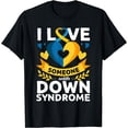 thumbnail image 1 of Down Syndrome Awareness Month Special Needs Love T21 Day T-Shirt Black Medium, 1 of 4
