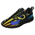 thumbnail image 1 of Down Syndrome Awareness Running Shoes Sneakers Mesh Black Size 3.5, 1 of 5