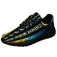 thumbnail image 1 of Down Syndrome Awareness Shoes Sneakers for Women Men Black Size 10, 1 of 7
