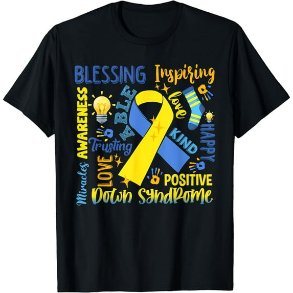 Down Syndrome Awareness T21 Inspiring Positive Teachers T-Shirt