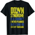 thumbnail image 1 of Down Syndrome Quote Awareness Ribbon Family Support T-Shirt, 1 of 4