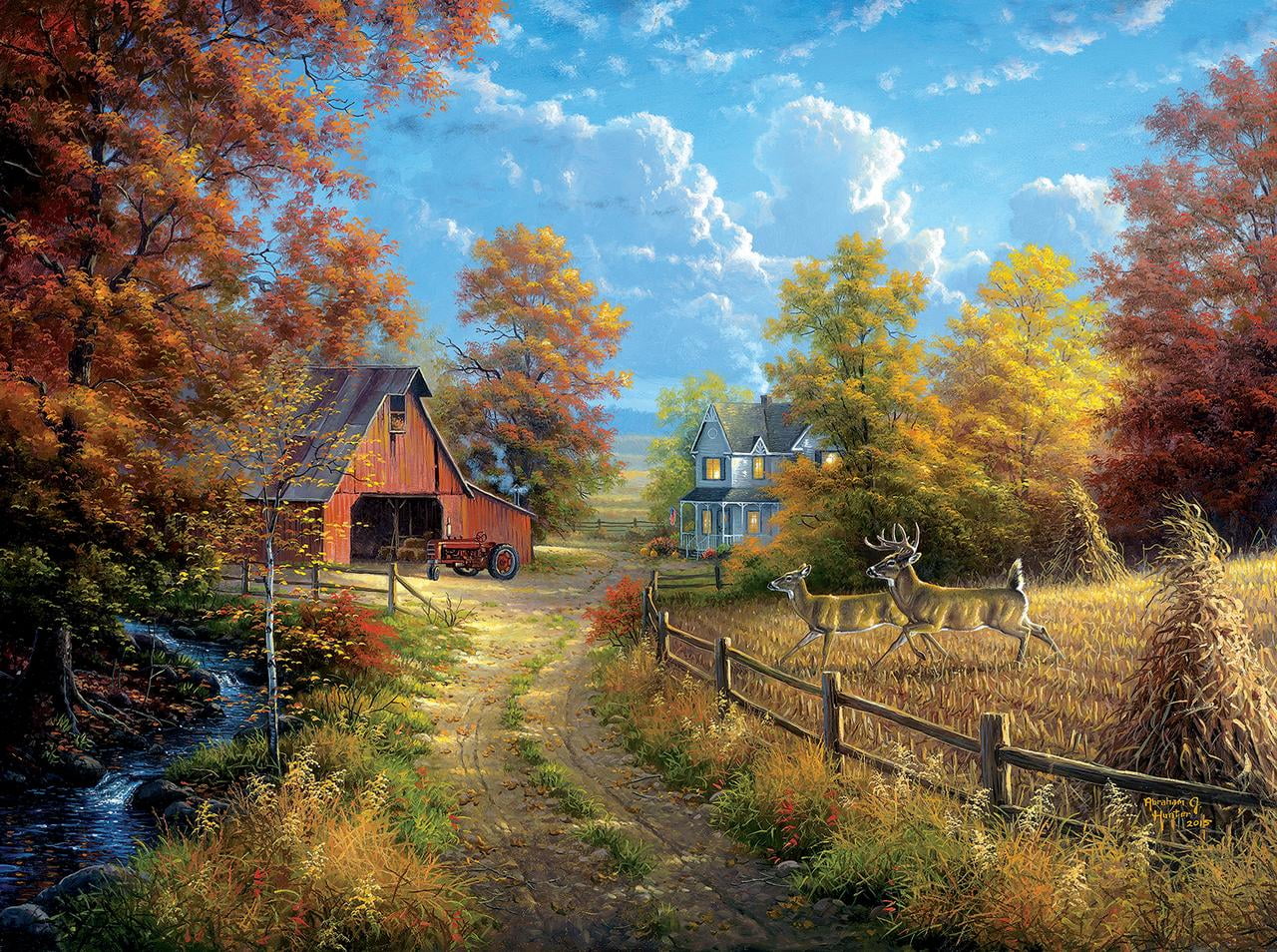 Down The Country Road Jigsaw Puzzle - Walmart.com