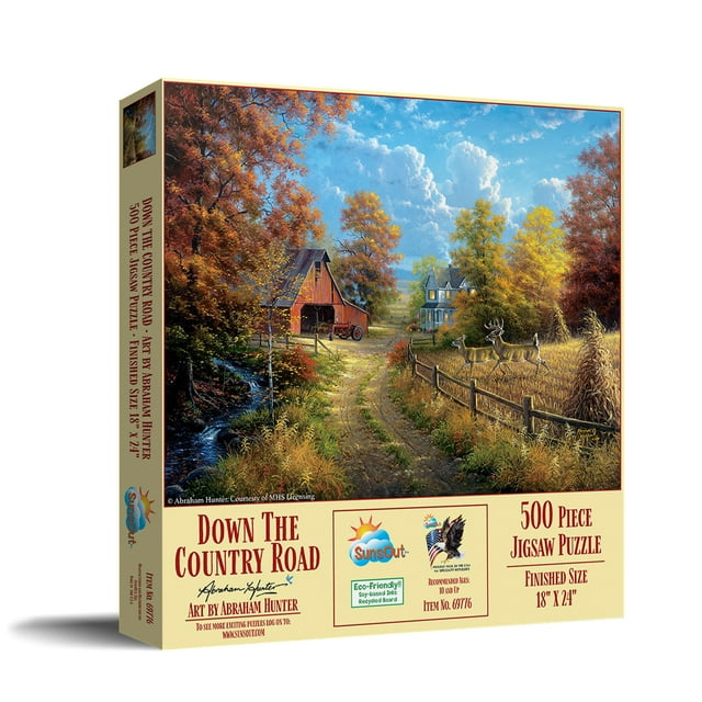 Abraham Hunter 1000 Piece Puzzles Sunsout Incbait Shop 500 Pc Jigsaw Puzzle By Artist Abraham Hunting Puzzles-635059