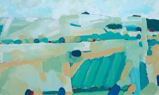 Down The Wylye Canvas Art - David OConnor (12 x 18)