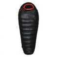 thumbnail image 1 of Down Thermal Mummy Sleeping Bag -15°C Insulated Camping Backpacking Sleep Bag - Black 400g, 1 of 6