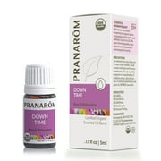 Pranarom - Down Time Wellness Blend 5ml - Diffusing for Relaxation Ambiance - Promotes Rest and Relaxation - 100% Certified Organic Oils - Calming and Soothing Aroma - Versatile Usage Options