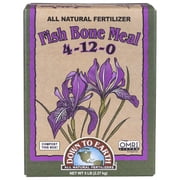 Down to Earth Fish Bone Meal 4-12-0 All Natural Fertilizer, 5lbs