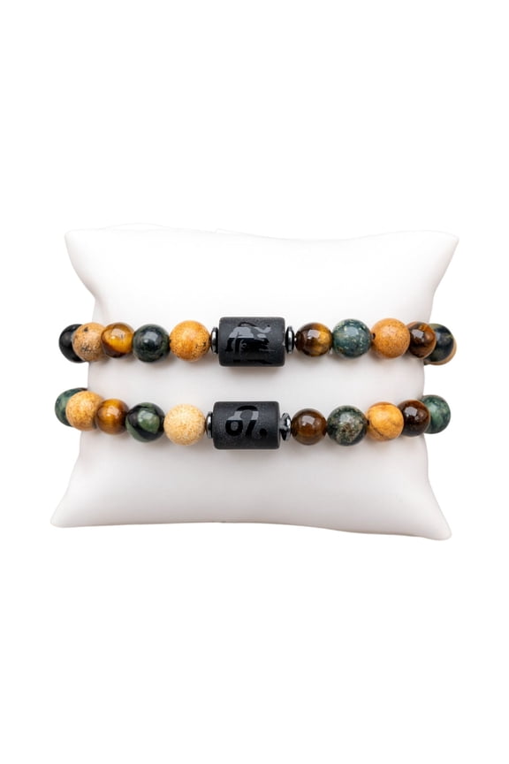 Leo Zodiac Stretch Bracelet 8mm Crystal Bracelet