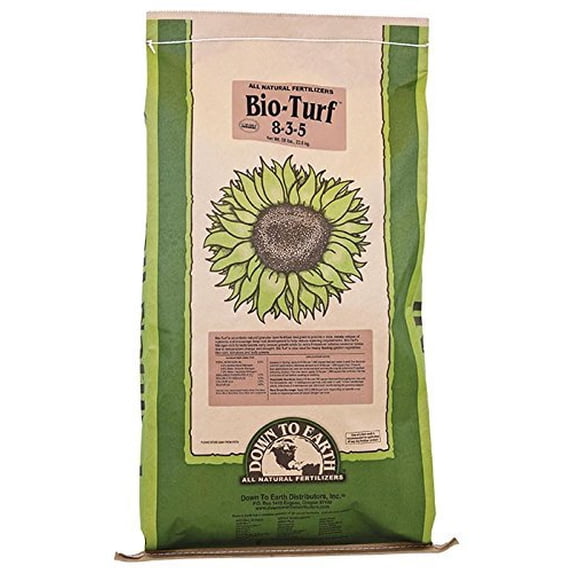 down to earth bio-turf 8-3-5 omri 50lb 100524068