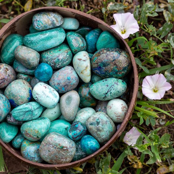 Down To Earth Tumbled Chrysocolla 1lb