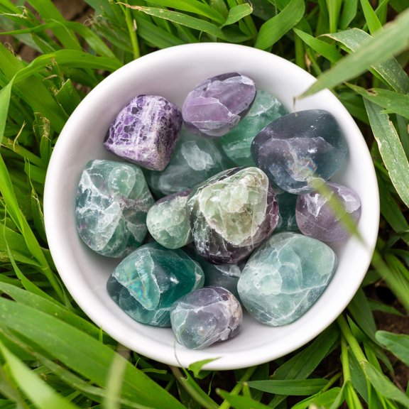 Down To Earth Tumbled Fluorite 1lb