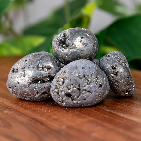 Down To Earth Tumbled Pyrite 1lb