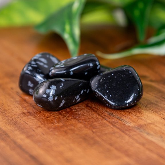 Down To Earth Tumbled Snowflake Obsidian 1lb