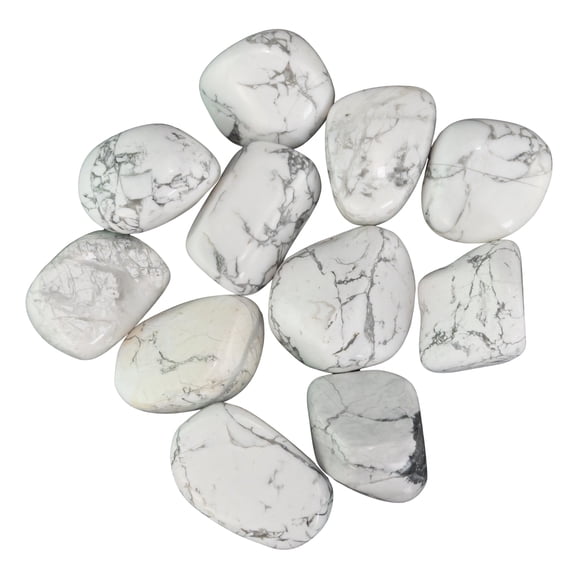 Down To Earth Tumbled White Howlite 1lb