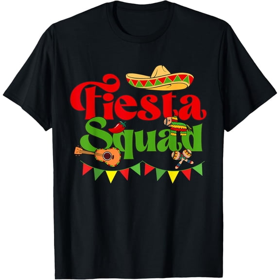 Down To Fiesta Design - Fiesta Squad T-Shirt100% pure cotton