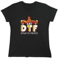 thumbnail image 1 of Down To Fiesta Sarcastic Humor Novelty Funny Women's Casual Tees, 1 of 3