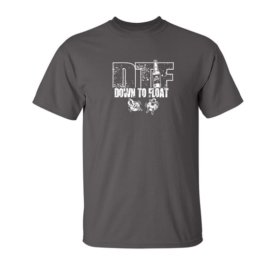 Down To Float Sarcastic Humor Graphic Novelty Funny Tall T Shirt