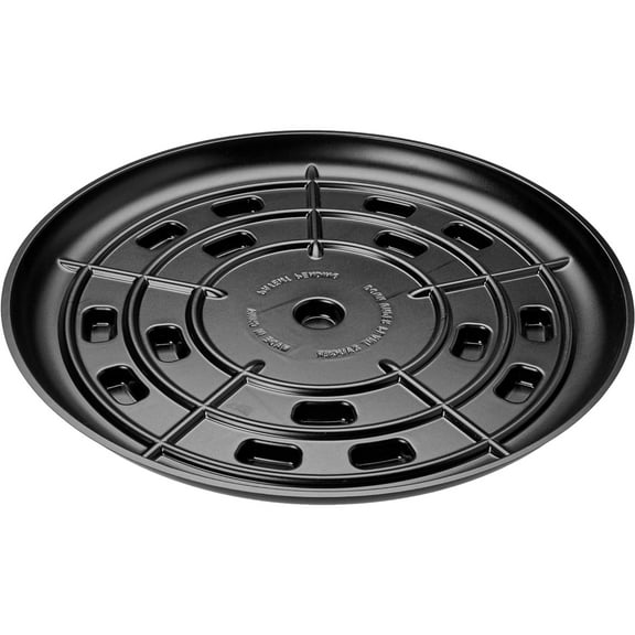 Bosmere Black Down Under Plastic Plant Saucer, 15"