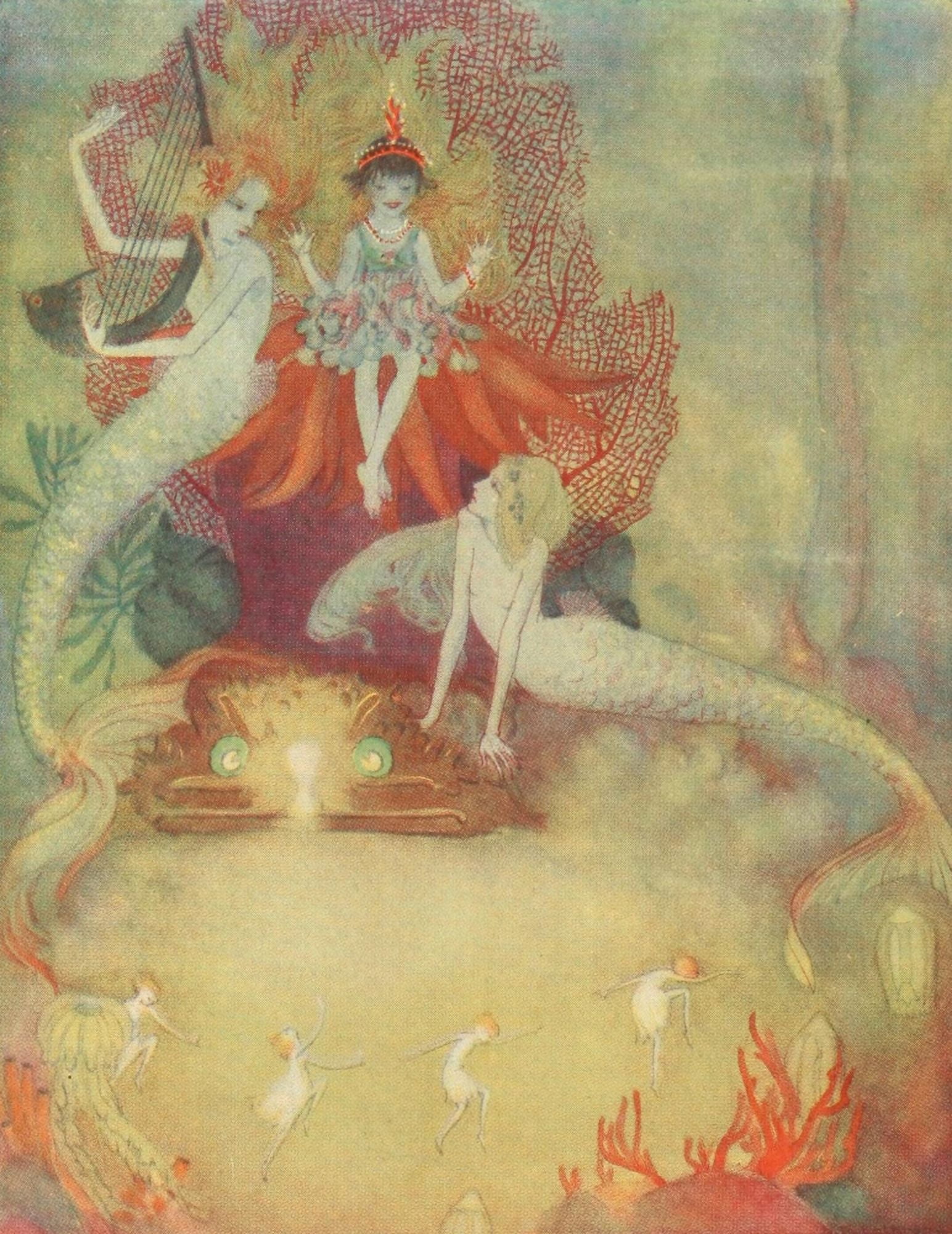 Down-adown-Derry 1922 Sweet Annie Maroon Canvas Art - Dorothy Lathrop (18 x 24)