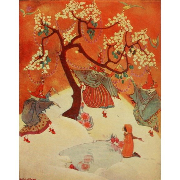 Down-adown-Derry 1922 Witches Canvas Art - Dorothy Lathrop (24 x 36)