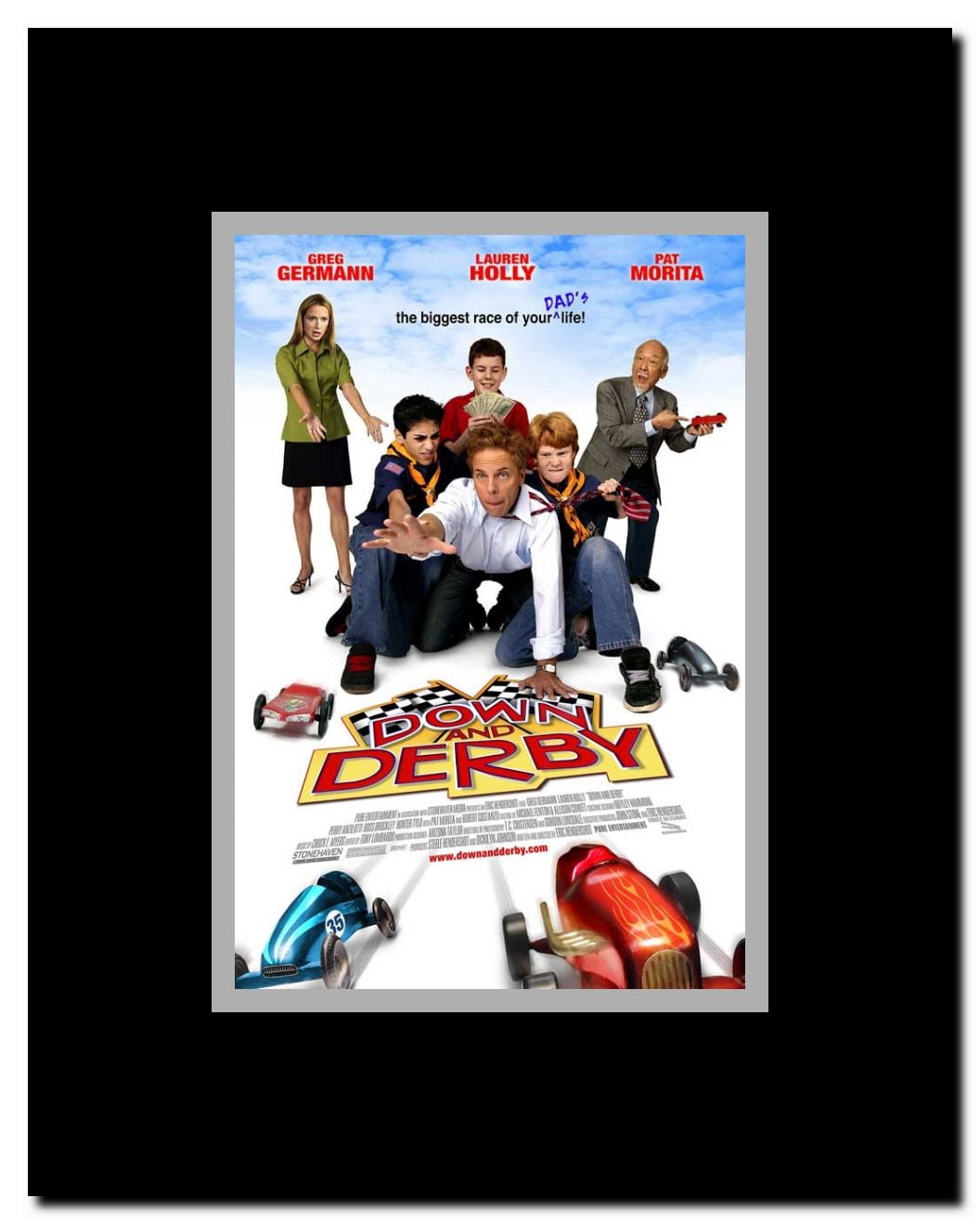 Down and Derby Framed Movie Poster