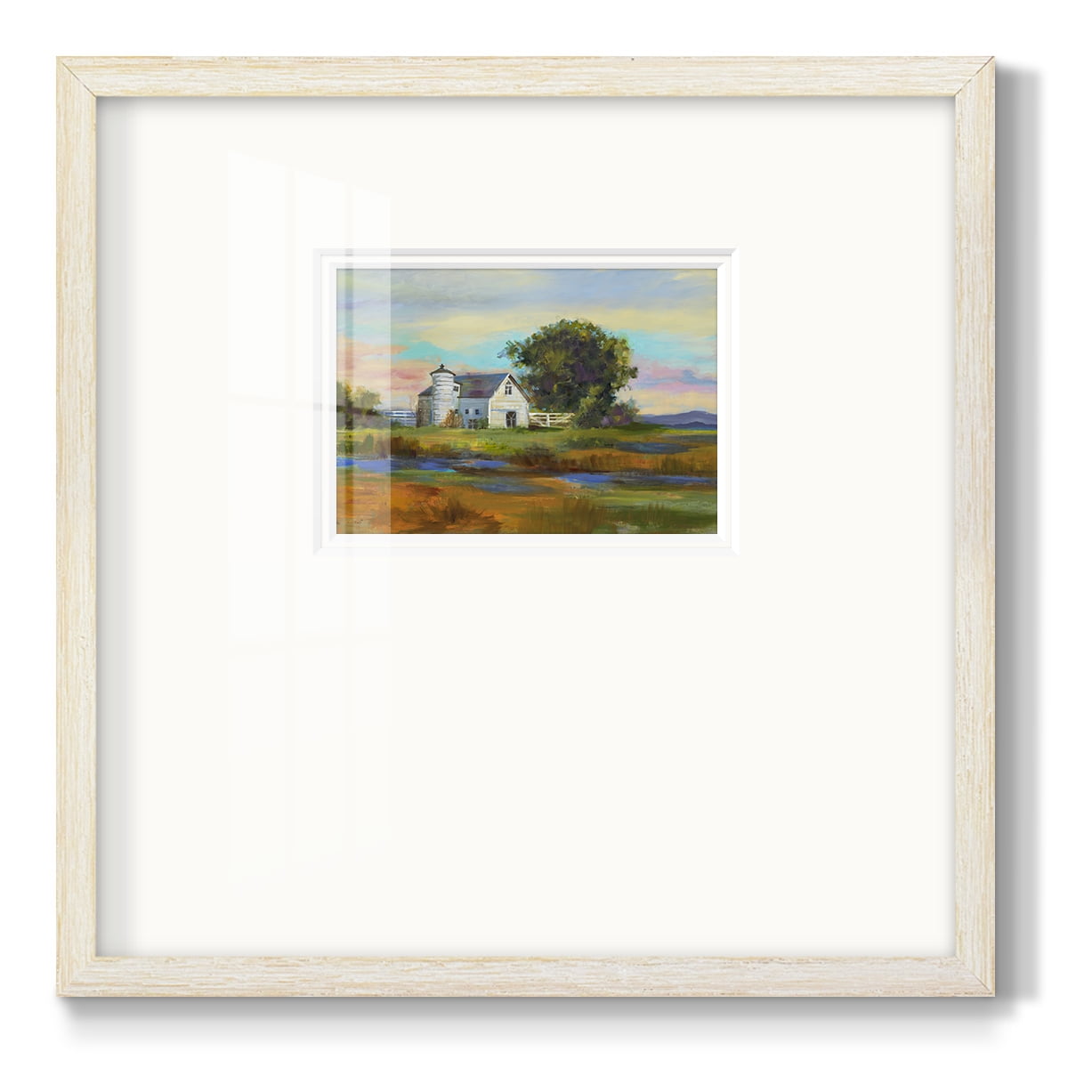 Down by the BarnPremium Framed Print