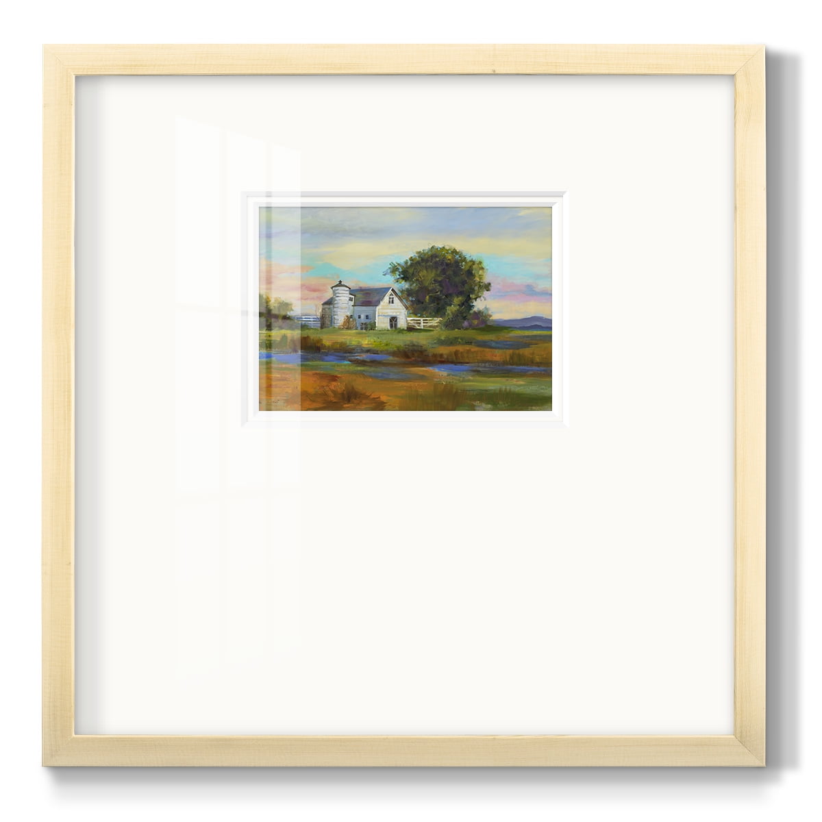 Down by the BarnPremium Framed Print