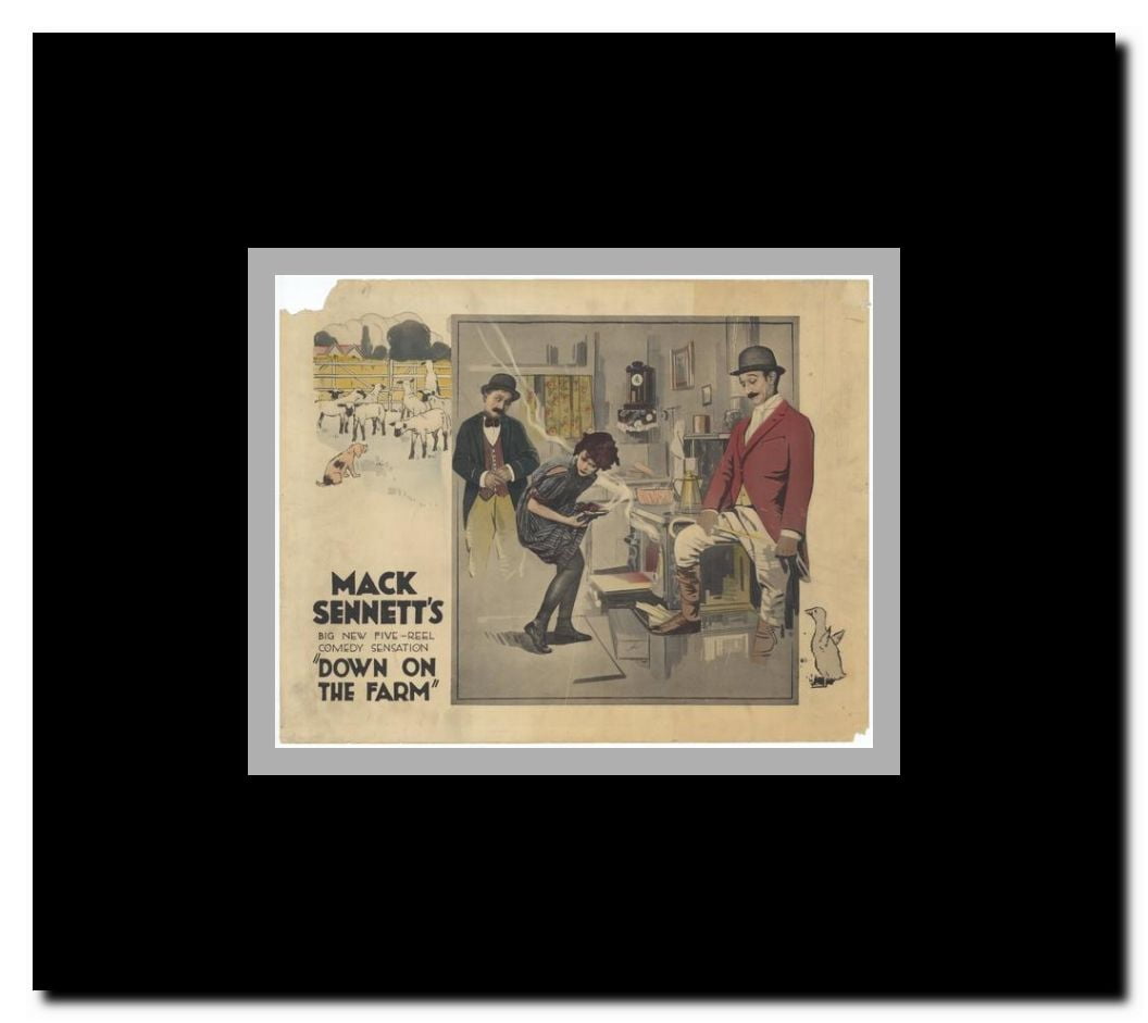 Down on the Farm Framed Movie Poster