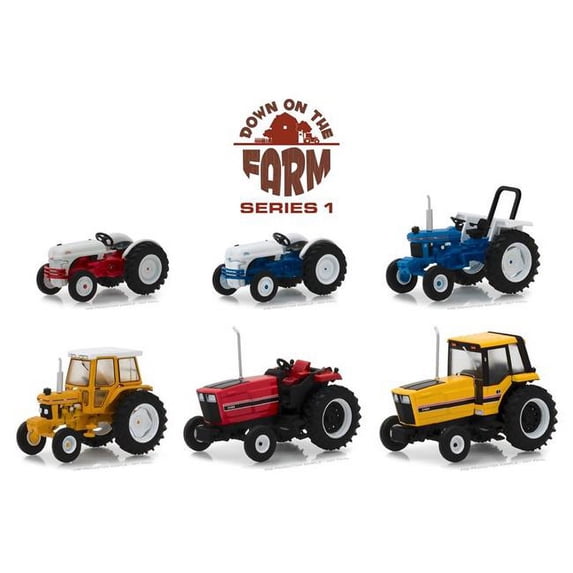 Bale Throw Wagon Green with Yellow Wheels "Down on the Farm" Series 6 1/64 Diecast Model by Greenlight
