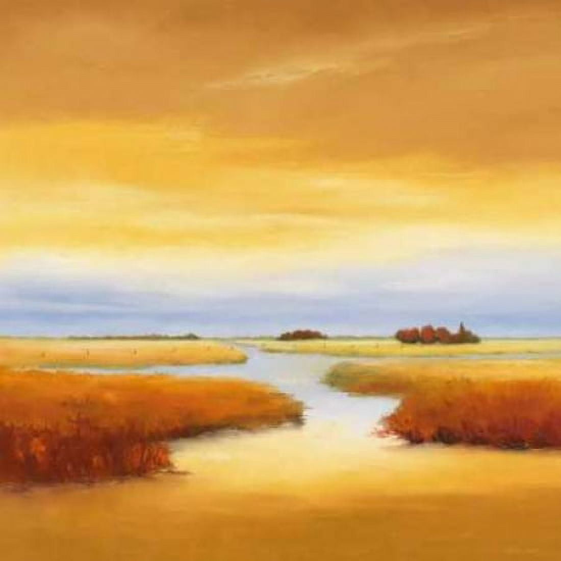 Down the River I Canvas Art - Hans Paus (24 x 24)