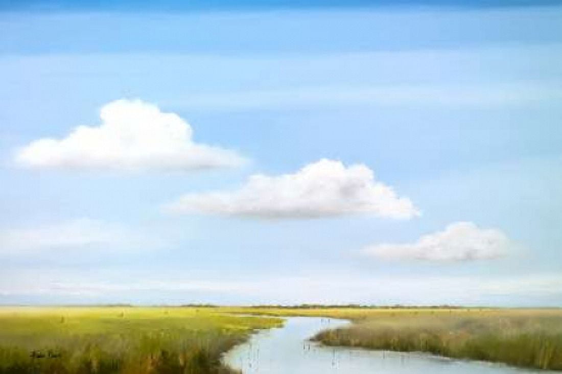 Down the river IV Canvas Art - Hans Paus (12 x 18)
