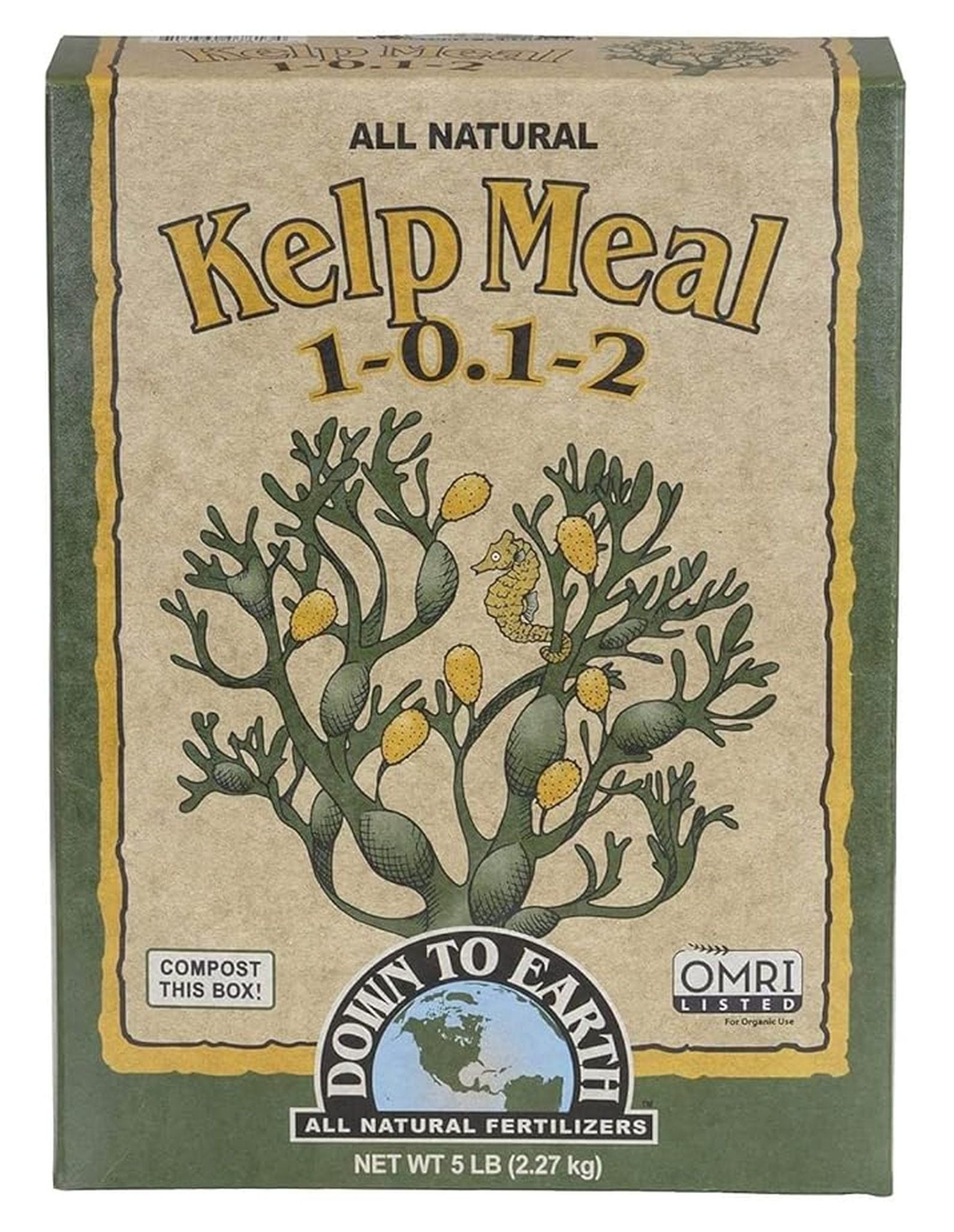 Down to Earth 5 lb Kelp Meal 1-0.1-2 7813