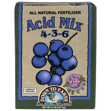 Down to Earth All Natural Acid Mix Fertilizer 4-3-6, 5 lb
