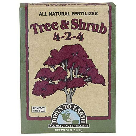 Down to Earth All Natural Tree & Shrub Fertilizer Mix 4-2-4, 5 lb