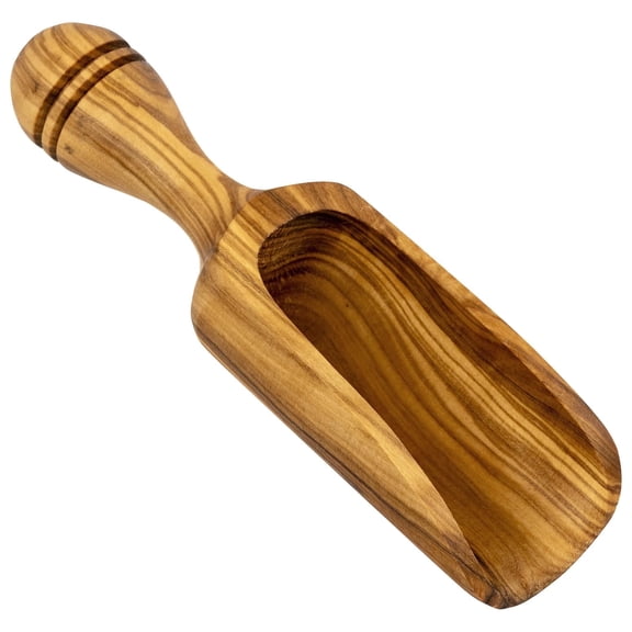 Down to Earth Basics Kitchen Scoop 6.5 Inch Olivewood