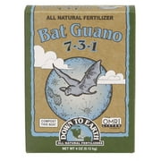 Down to Earth Bat Guano Organic Fertilizer, 4 oz with Fast Acting Nutrients