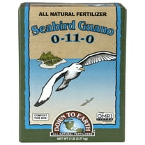 Down to Earth (#DTE07816) All Natural Seabird Guano Fertilizer Mix 0-11-0, 5 lb